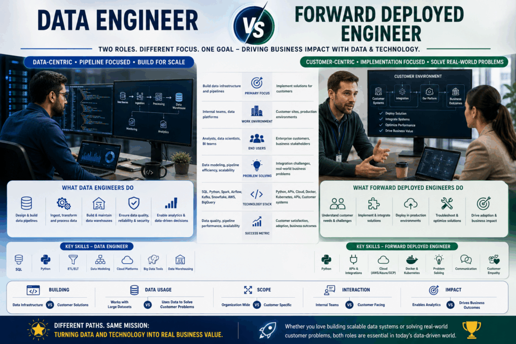Data Engineer vs Forward Deployed Engineer