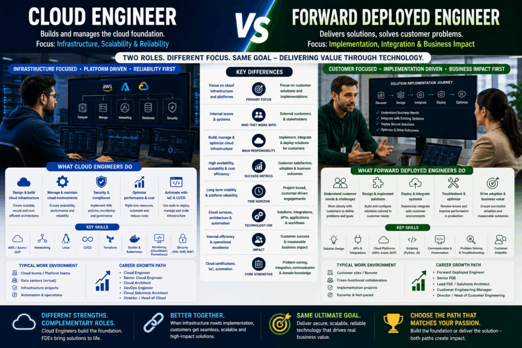 FDE vs Cloud Engineer
