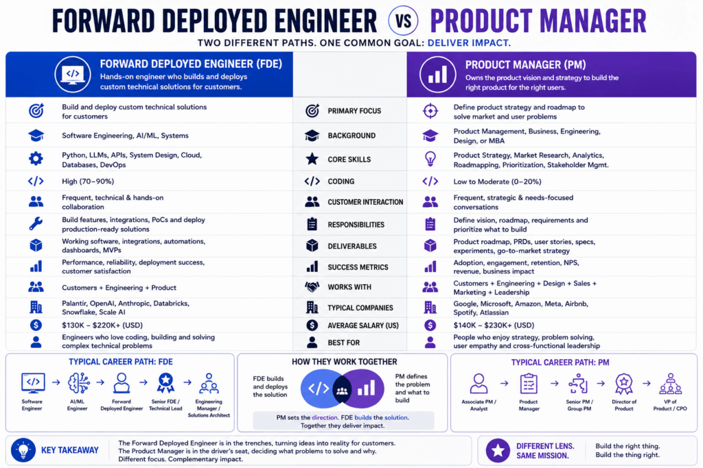 Forward Deployed Engineer vs Product Manager