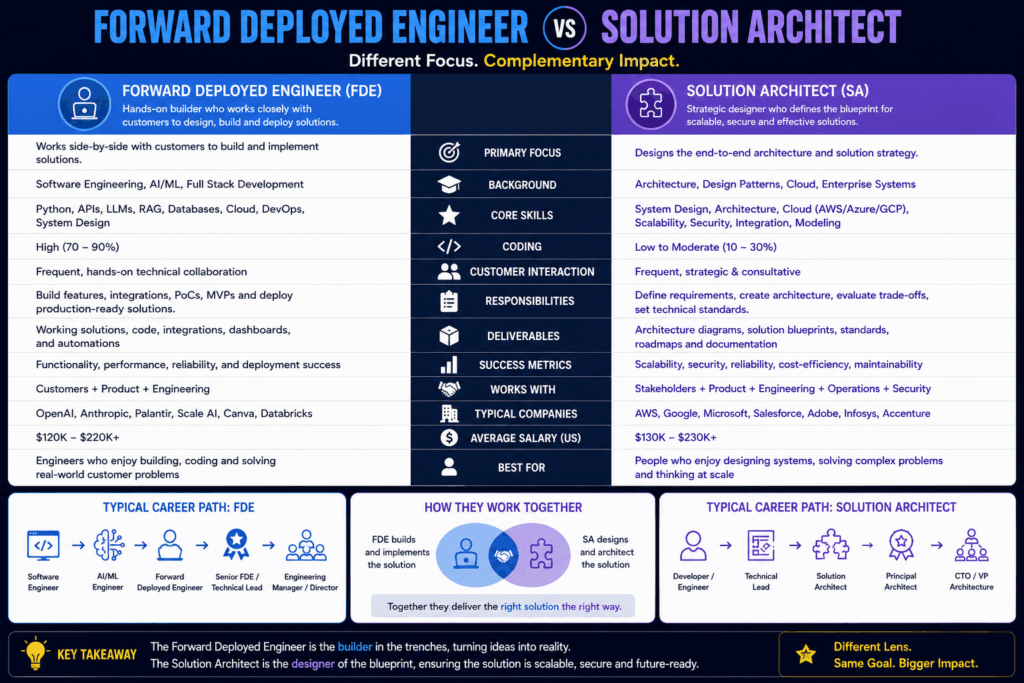 Forward Deployed Engineer vs Solution Architect