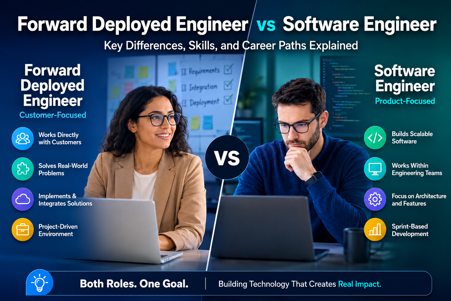Forward Deployed Engineer vs Software Engineer 2026